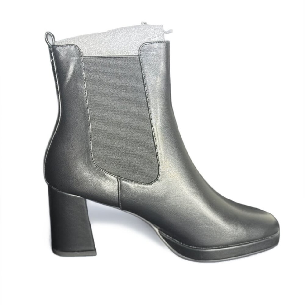 French Connection Womens Penny Black Chelsea Boots 8.5 Medium